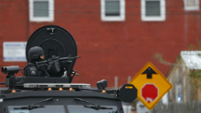 Boston entered a lockdown state Friday and rumours about unexploded bombs circulated on social media. 