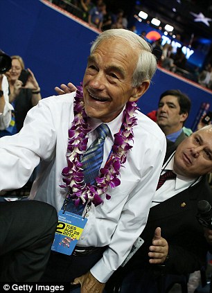 Rand Paul (left) is the father of the teenage boy arrested in North Carolina and Ron Paul (right) is his grandfather