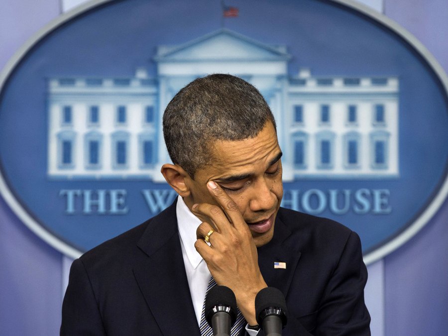 barack obama sandy hook shooting