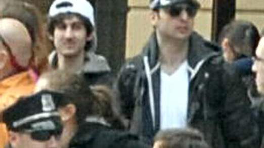 FBI photo of suspects in Boston Marathon shooting