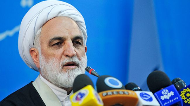 Iran’s Prosecutor General and Judiciary Spokesman Gholam-Hossein Mohseni-Ejei (file photo)