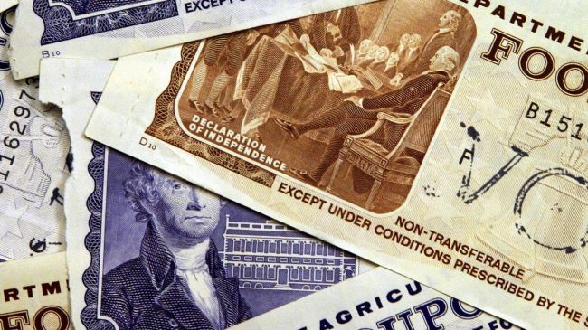 The US government paid out a record high on food stamps for FY 2012. (File photo)