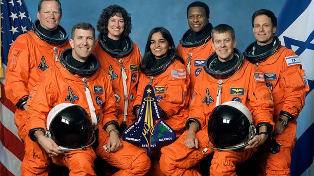 Shuttle Columbia crew in 2003 via Wikipedia Shuttle Columbia crew in 2003 via Wikipedia